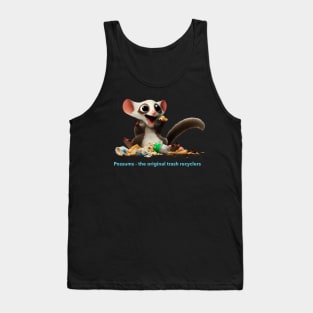 Possum - the original trash recycler Tank Top